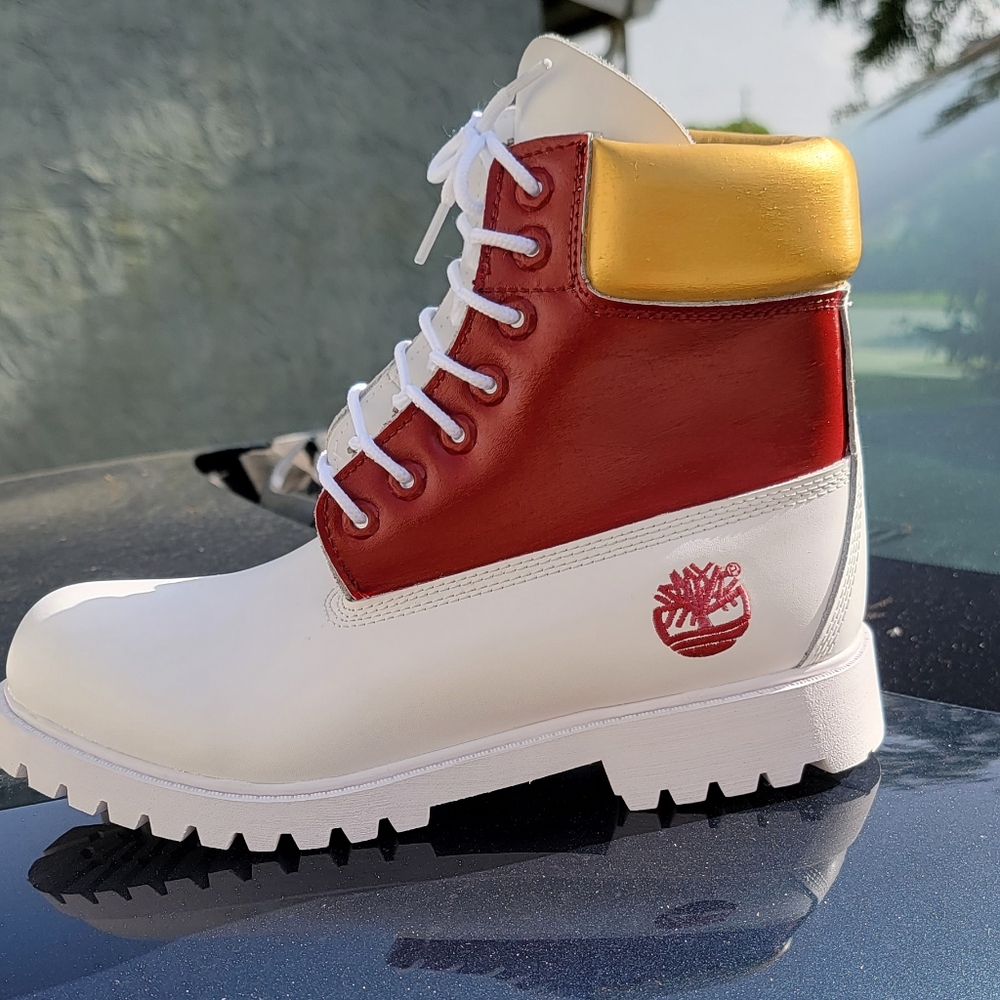 Timberland boots New with box custom Waterproof